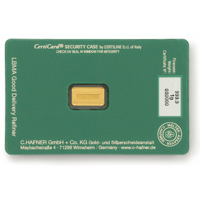 1g Geschenk Goldbarren Happy Birthday - C.Hafner 1g Geschenk Goldbarren Happy Birthday - C.Hafner