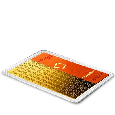 100 x 1g Gold Combibarren / Goldtafel / Tafelbarren Valcambi 100 x 1g Gold Combibarren / Goldtafel / Tafelbarren Valcambi